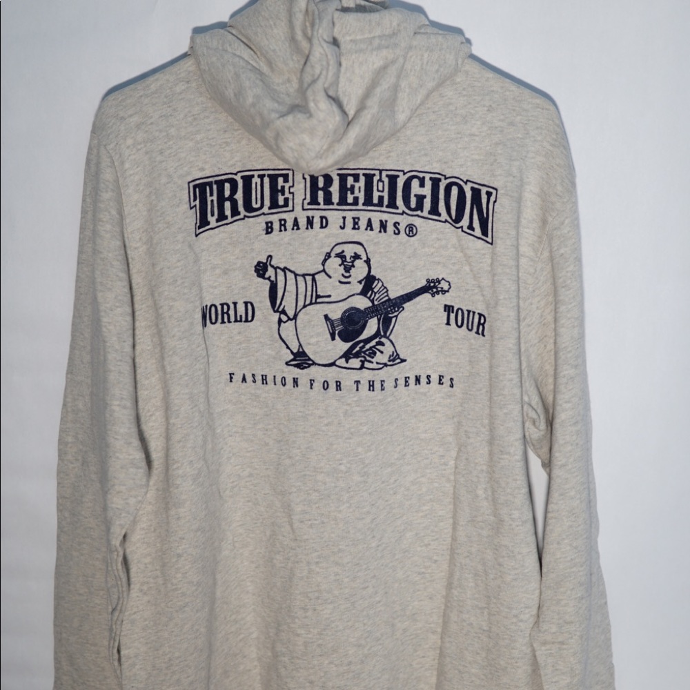 True Religion Full Zip Up Hoodie